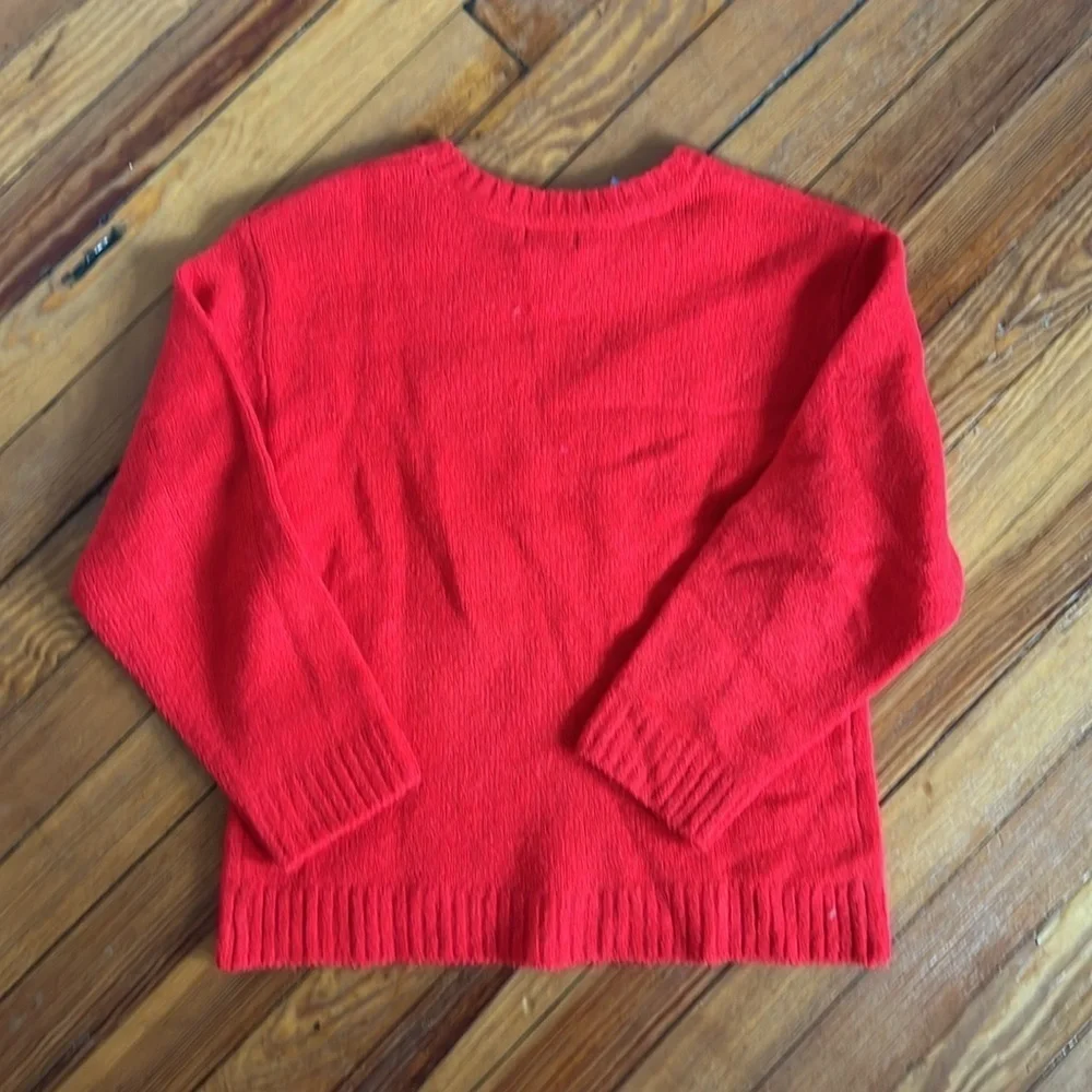 Girl's Vince Camuto Love Heart Valentine's Day Red and White Sweater -NWT
